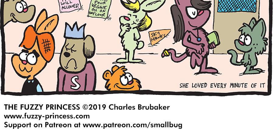 The Fuzzy Princess - Episode 381, Page 1: 2019-02-22-All About Felicia